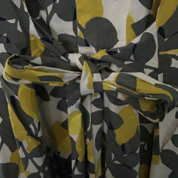 (REPOST) Boden lemon print midi dress, size 8L - Picture 5 of 5